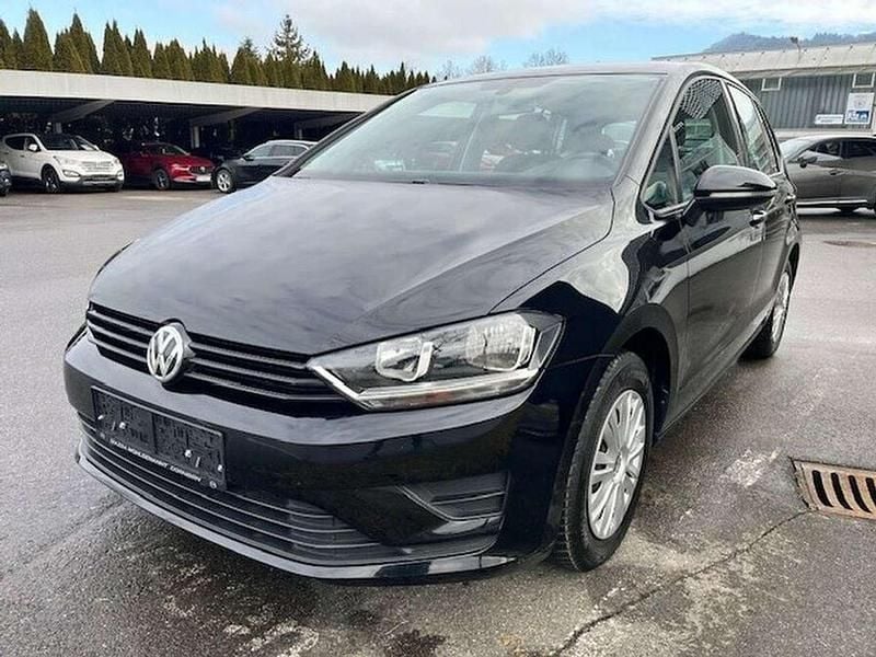 Gebraucht VW Golf Sportsvan Trendline 110 PS (80 kW) 2015 Schwarz Van / Kleinbus