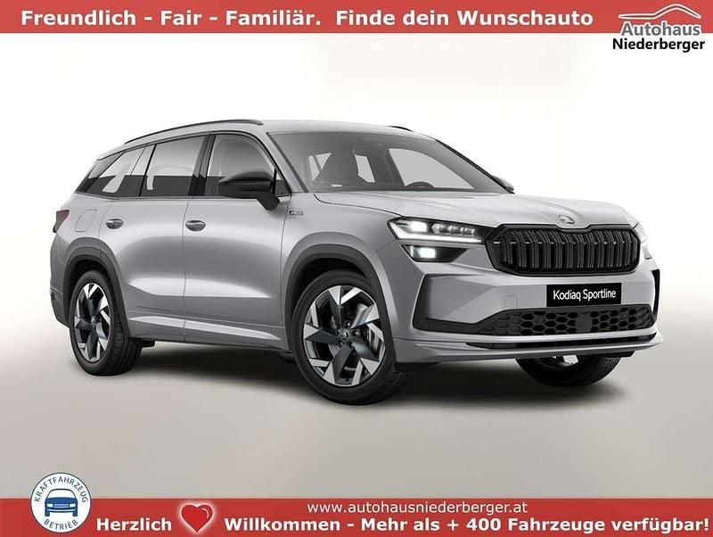 Silber Neu 2025 Skoda Kodiaq SportLine SUV | € 48.076 (Etwas zu teuer) - Bild 1/4