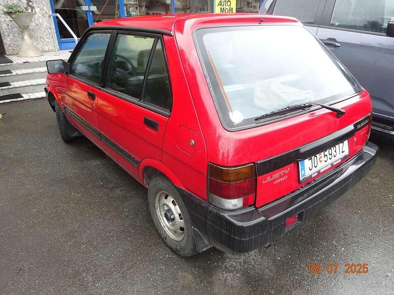 Gebraucht Subaru Justy 54 PS (39 kW) 1993 Rot Kleinwagen