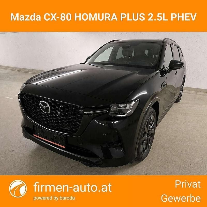 Neu Mazda CX-80 Homura-Line 328 PS (241 kW) 2025 Schwarz SUV