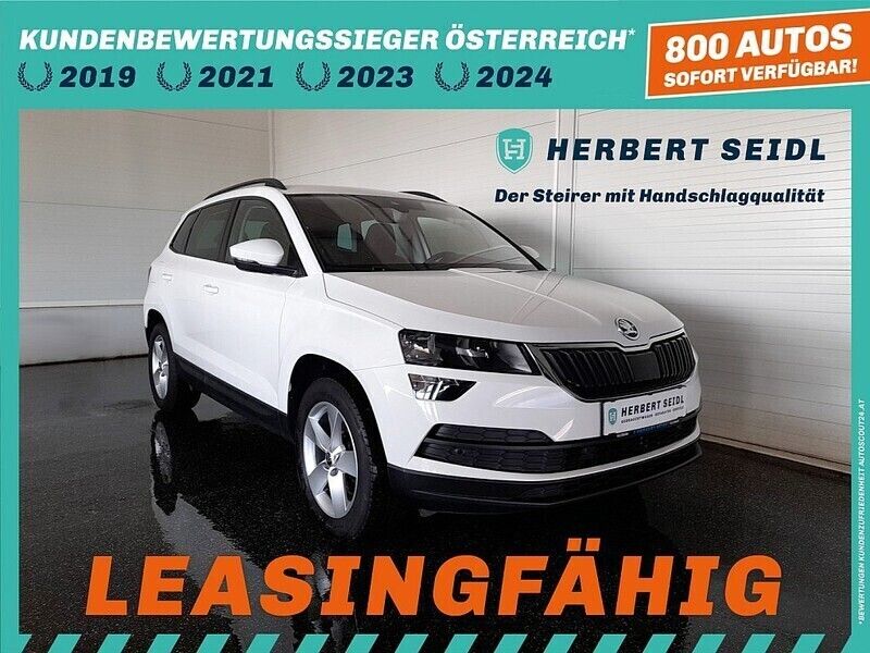 Weiß Gebraucht 2021 Skoda Karoq SUV | € 24.980 (Guter Preis) - Bild 1/4