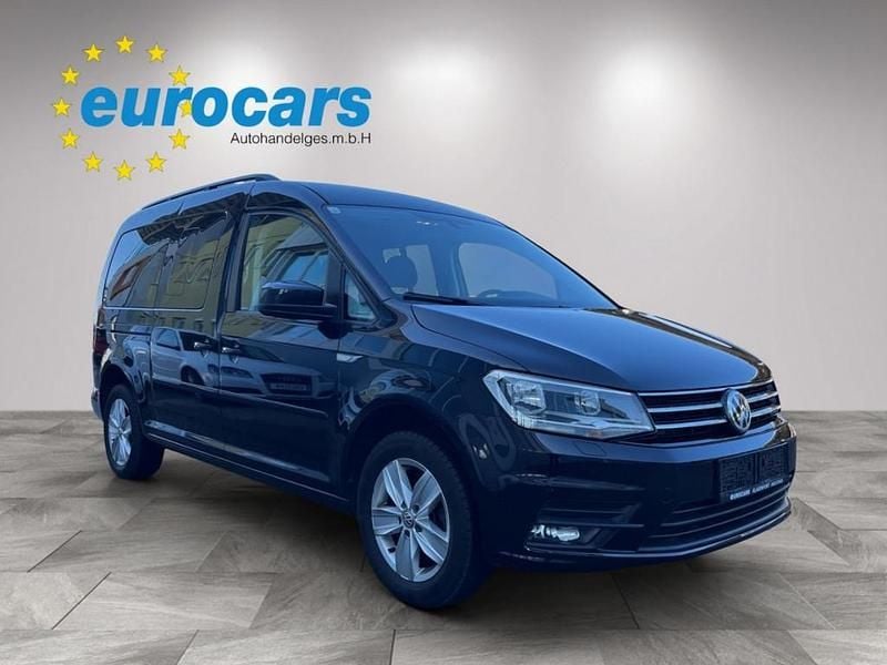 Gebraucht VW Caddy Maxi Comfortline 150 PS (110 kW) 2018 Schwarz Van / Kleinbus