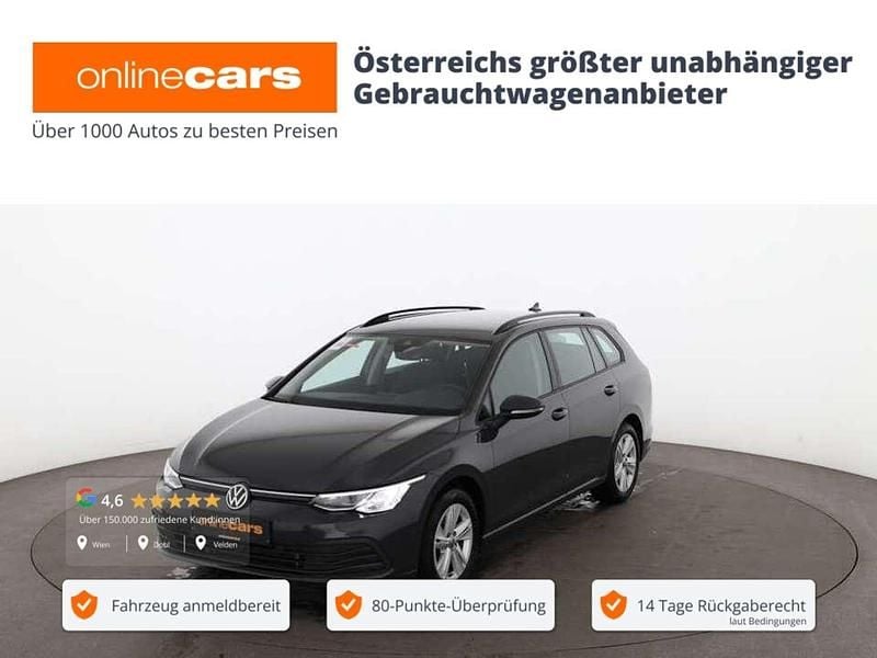 Grau Gebraucht 2021 VW Golf VIII Life Kombi | € 22.390 (Guter Preis) - Bild 1/4