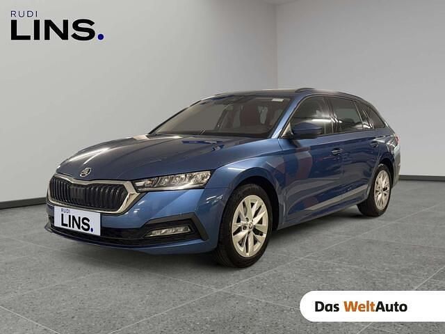 Mittelblau metallic Gebraucht 2020 Skoda Octavia Business Line Kombi | € 22.490 (Etwas zu teuer) - Bild 1/4