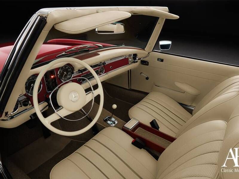 Gebraucht Mercedes SL280 170 PS (125 kW) 1969 Rot Cabrio