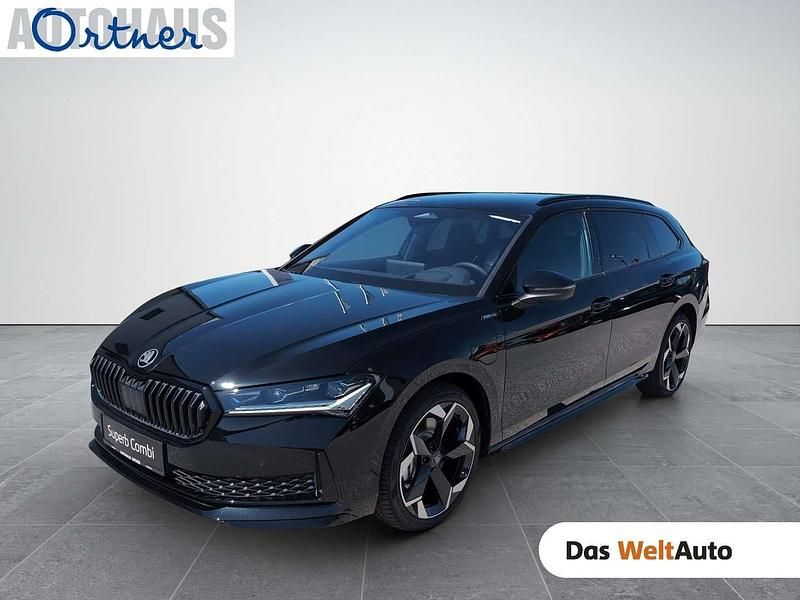 Schwarz Gebraucht 2025 Skoda Superb SportLine Kombi | € 45.450 - Bild 1/4
