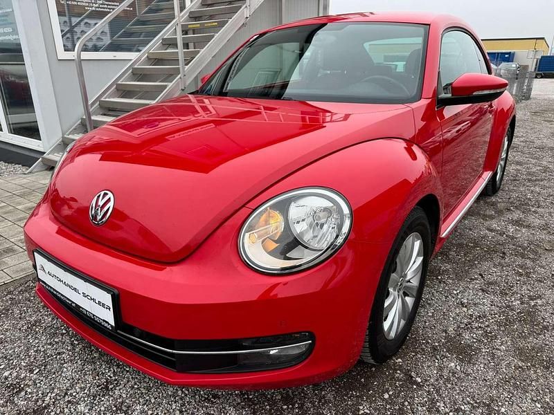 Rot Gebraucht 2012 VW Beetle Design Kleinwagen | € 5.990 - Bild 1/4