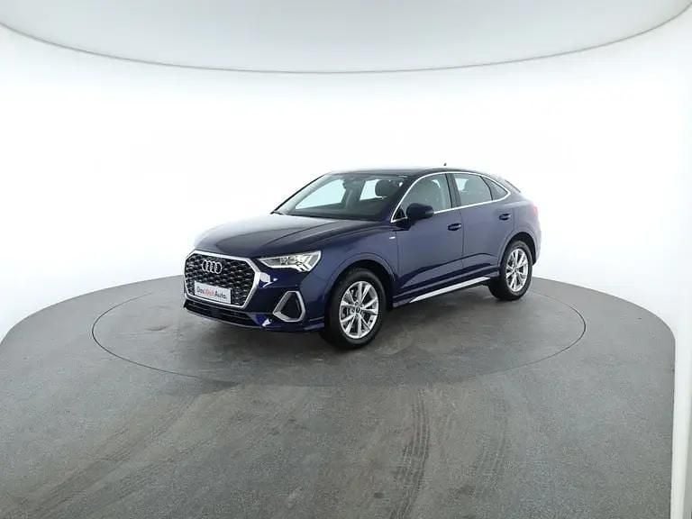 Mittelblau metallic Gebraucht 2021 Audi Q3 Sportback S-Line SUV | € 36.950 (Superpreis) - Bild 1/4