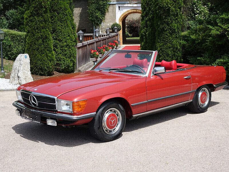 Gebraucht Mercedes SL450 218 PS (160 kW) 1976 Rotmetallic Cabrio