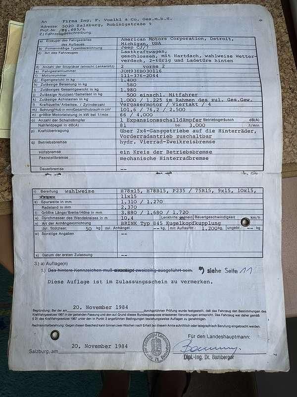 Gebraucht Jeep CJ 111 PS (81 kW) 1984