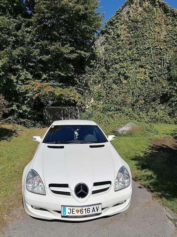 Gebraucht Mercedes SLK200 163 PS (119 kW) 2004 Weiß Cabrio