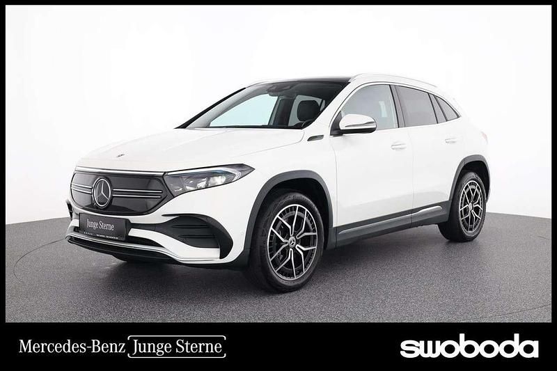 Weiß polarweiss metallic Gebraucht 2021 Mercedes EQA250 AMG line SUV | € 37.850 (Etwas zu teuer) - Bild 1/4