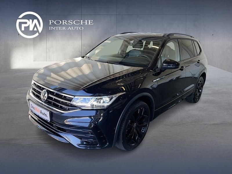 Gebraucht VW Tiguan Allspace R-line 200 PS (147 kW) 2022 Schwarz  metallicperleffektno SUV