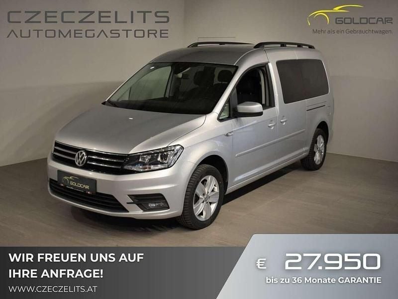 Gebraucht VW Caddy Maxi Comfortline 150 PS (110 kW) 2018 Silber Van / Kleinbus
