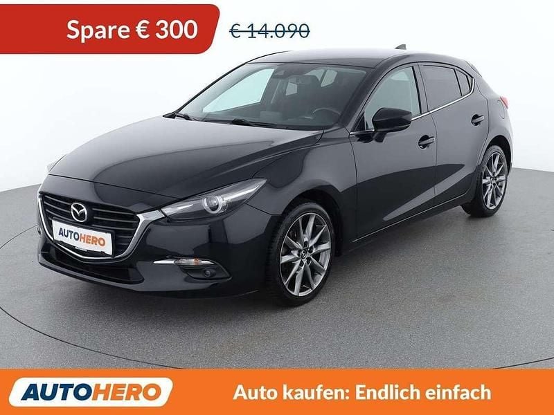 Gebraucht Mazda 3 Takumi-Line 120 PS (88 kW) 2018 Schwarz Kleinwagen