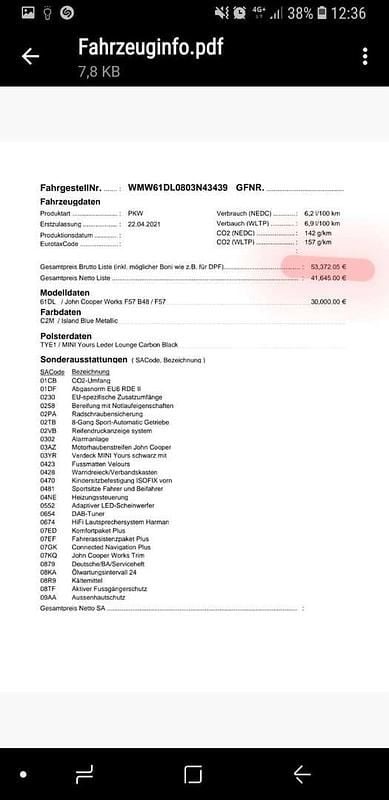 Gebraucht Mini John Cooper Works Cabriolet 231 PS (169 kW) 2021 Cabrio