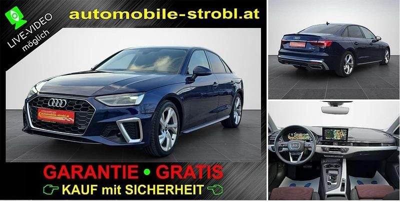 Blau Gebraucht 2023 Audi A4 S-Line Limousine | € 33.980 (Fairer Preis) - Bild 1/4