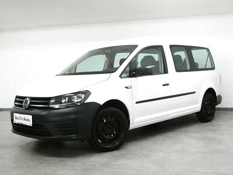 Weiss normal Gebraucht 2020 VW Caddy Maxi Conceptline Van / Kleinbus | € 18.490 - Bild 1/4