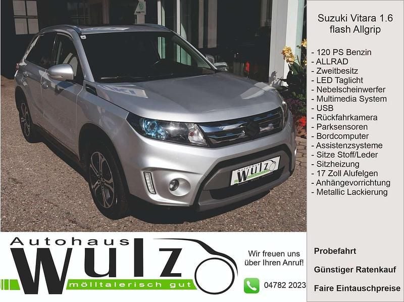 Silber Gebraucht 2015 Suzuki Vitara GLX SUV | € 12.490 (Etwas zu teuer) - Bild 1/4