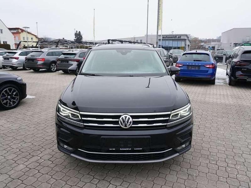 Gebraucht VW Tiguan Allspace Highline 150 PS (110 kW) 2021 Schwarz SUV