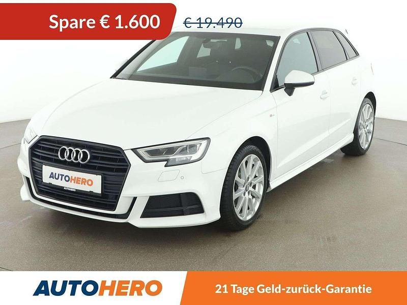 Weiß Gebraucht 2019 Audi A3 Design Kleinwagen | € 17.890 (Fairer Preis) - Bild 1/3