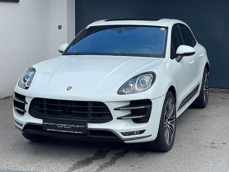 Weiß Gebraucht 2014 Porsche Macan Turbo SUV | € 53.900 (Etwas zu teuer) - Bild 1/4