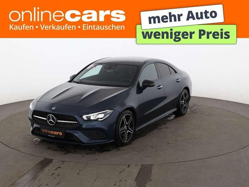 Blau Gebraucht 2021 Mercedes CLA180 AMG line Limousine | € 24.990 (Guter Preis) - Bild 1/2