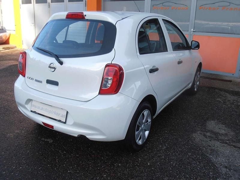 Gebraucht Nissan Micra Visia 80 PS (58 kW) 2015 Weiß Kleinwagen
