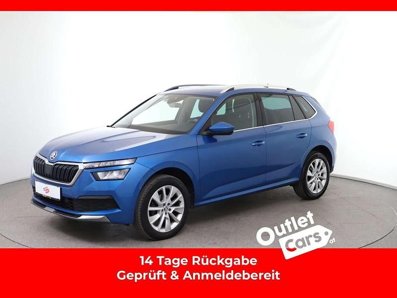 Mittelblau metallic Gebraucht 2020 Skoda Kamiq Ambition SUV | € 18.990 (Fairer Preis) - Bild 1/4