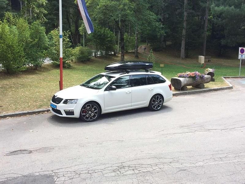 Gebraucht Skoda Octavia RS 184 PS (135 kW) 2014 Weiß Kleinwagen