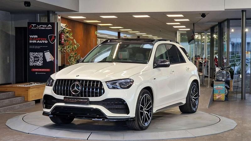 Weiß Gebraucht 2021 Mercedes GLE350 AMG SUV | € 64.860 (Teuer) - Bild 1/4