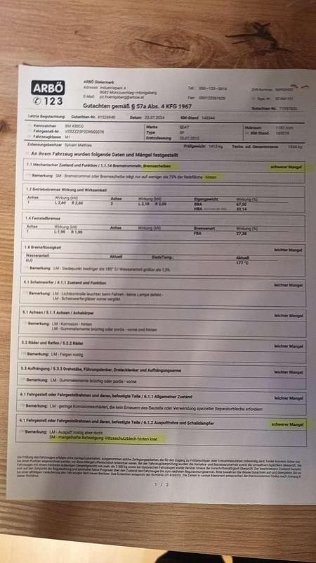 Gebraucht Seat Altea XL Copa 105 PS (77 kW) 2012 Van / Kleinbus