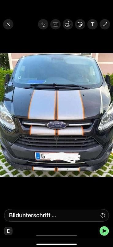 Gebraucht Ford Transit Custom 170 PS (125 kW) 2017 Schwarz Van / Kleinbus