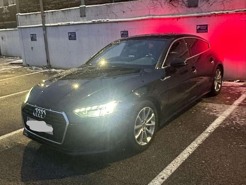 Schwarz Gebraucht 2022 Audi A5 Sportback S-Line Kleinwagen | € 29.750 (Guter Preis) - Bild 1/4