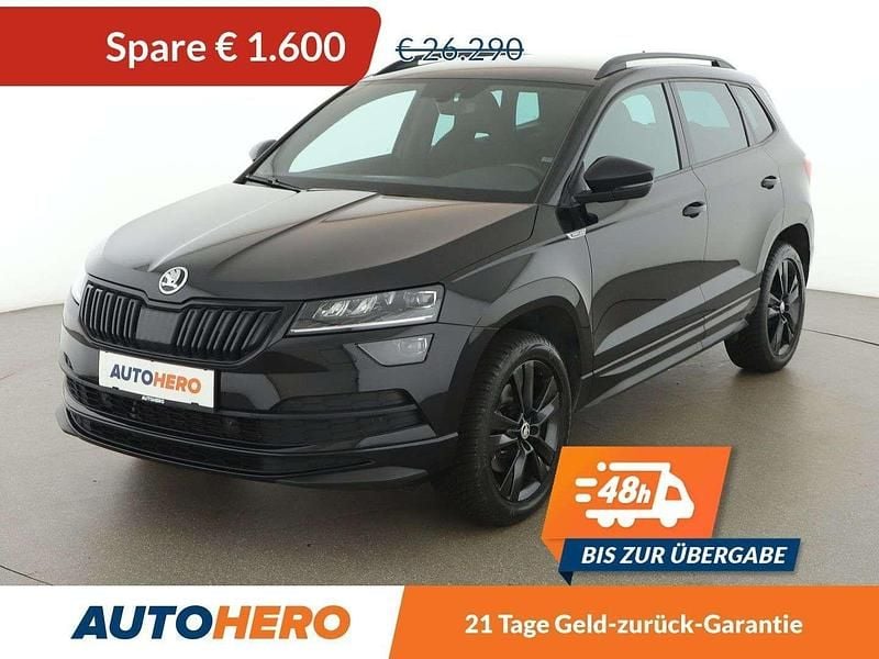 Schwarz Gebraucht 2019 Skoda Karoq SportLine SUV | € 24.690 (Fairer Preis) - Bild 1/3
