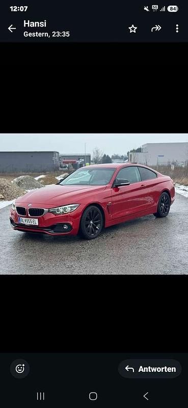 Gebraucht BMW 430 Sport Line 252 PS (185 kW) 2017 Rot Coupé