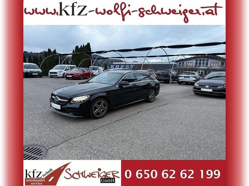 Schwarz Gebraucht 2020 Mercedes C200 AMG Kombi | € 28.990 (Teuer) - Bild 1/4