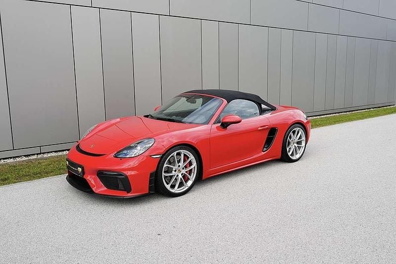 Gebraucht Porsche 718 Boxster 420 PS (308 kW) 2021 Rot Cabrio