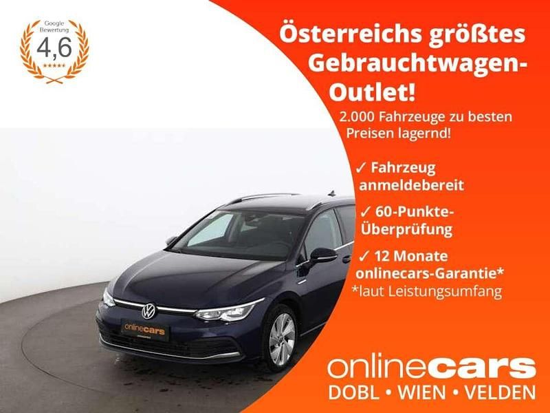 Blau Gebraucht 2022 VW Golf VIII Style Kombi | € 21.990 (Guter Preis) - Bild 1/4