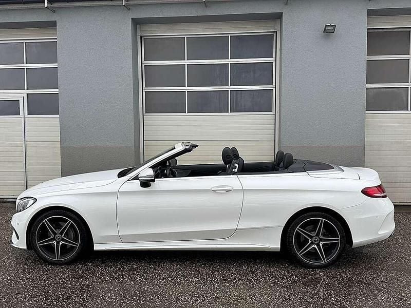 Gebraucht Mercedes C180 AMG line 156 PS (114 kW) 2018 Weiß Cabrio