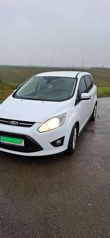 Gebraucht Ford Grand C-Max Titanium 116 PS (85 kW) 2012 Weiß Van / Kleinbus
