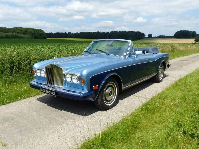 Gebraucht Rolls Royce Corniche 220 PS (161 kW) 1985 Blau Cabrio