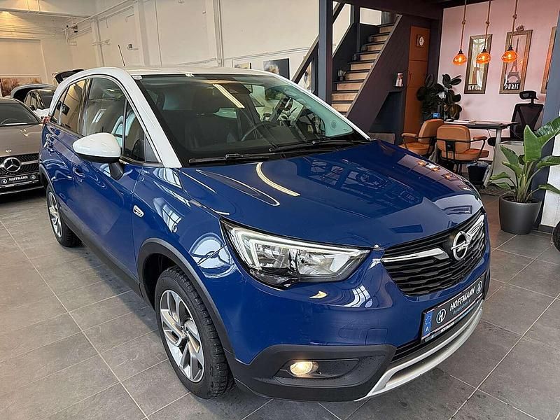 Gebraucht Opel Crossland X Design Edition 110 PS (80 kW) 2018 Blau SUV