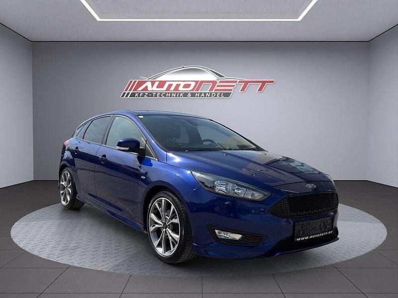 Gebraucht Ford Focus ST-Line 125 PS (91 kW) 2017 Blau Limousine