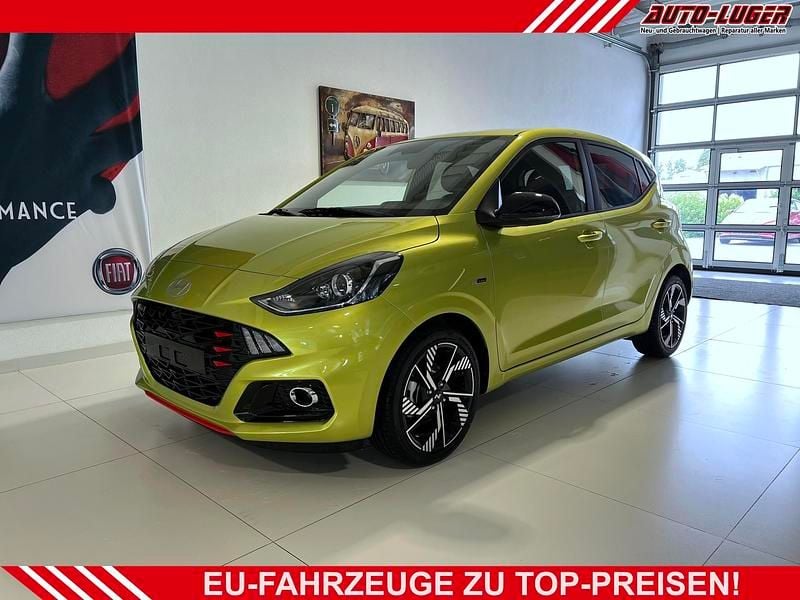 Neu Hyundai i10 N Line 90 PS (66 kW) 2025 Lucid lime metallic Kleinwagen