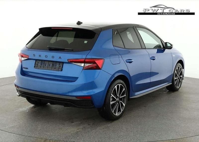 Neu Skoda Fabia Monte Carlo 116 PS (85 kW) 2025 Blau Limousine