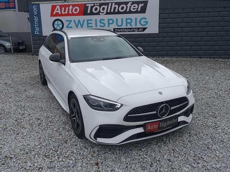 Gebraucht Mercedes C220 AMG 200 PS (147 kW) 2023 Weiß Kombi