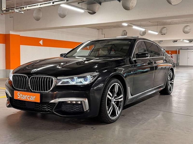 Schwarz Gebraucht 2017 BMW 740L M Sport Limousine | € 32.490 - Bild 1/4
