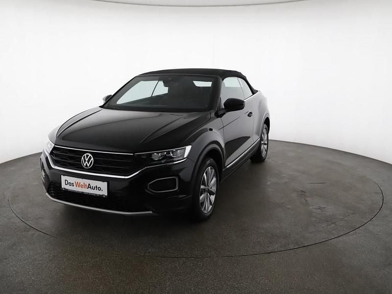 Gebraucht VW T-Roc Cabriolet Style 110 PS (80 kW) 2021 Schwarz Cabrio