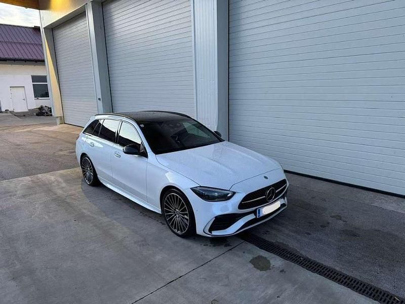 Weiß Gebraucht 2022 Mercedes C220 Kombi | € 38.490 (Etwas zu teuer) - Bild 1/4